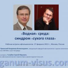 Голубев С.Ю., Бржеский В.В. Искусственная слеза как искусство: роль гиалуроновой кислоты в лечении заболеваний эпителия глазной поверхности. Ответы на вопросы специалистов, Москва, Россия, 06 июля 2016 г. В рамках совместного образовательного проекта портала Орган зрения organum-visus.com и компании URSAPHARM.