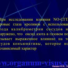 Кваша О.И. NO-терапия в офтальмотравматологии. Экспериментально-клиническое исследование. Гундорова Р.А., Чеснокова Н.Б., Кваша О.И., Шехтер А.Б., Пекшев А.В., Давыдова Н.Г., Безнос О.В., Столярова Е.П., Горбачева О.В., Косакян С.М., Сиала С. (МНИИ глазных болезней им. Гельмгольца (директор - д.м.н., профессор В.В.Нероев) Отдел травм органа зрения, реконструктивной хирургии и глазного протезирования (руководитель – д.м.н., профессор Р.А.Гундорова)), Kvasha O.I. NO-therapy in ophthalmology.
